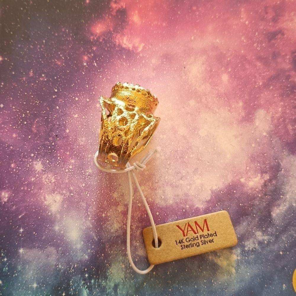 YAM 14K plated Silver Ring - Picture 13 of 16